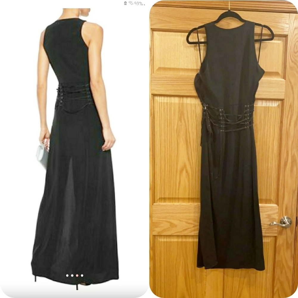Haute Hippie Philosophers Stone Crepe Gown - Picture 2 of 12